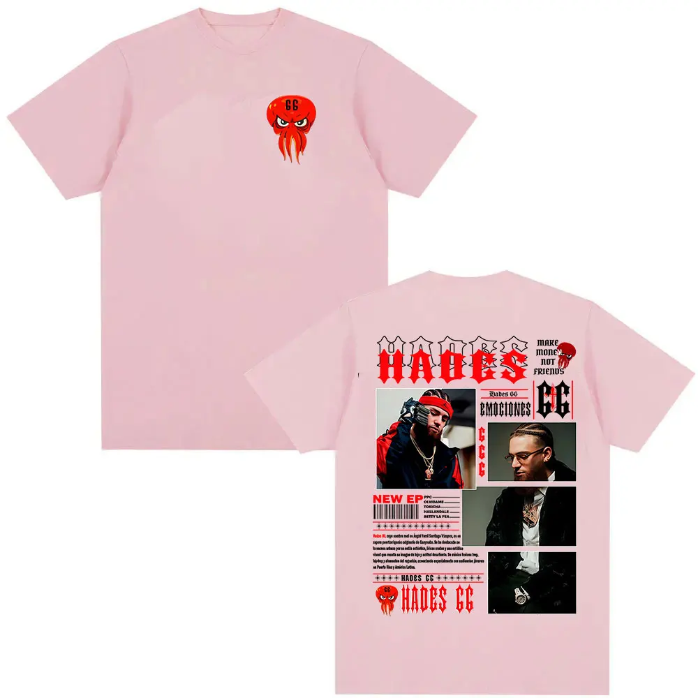 Rapper Hades 66 Album 2025 Grafik-T-Shirt für Herren, Gothic-Mode, Hip-Hop-T-Shirts, lässige Baumwolle, kurzärmelig, T-Shirts, Streetwear – Detail 4