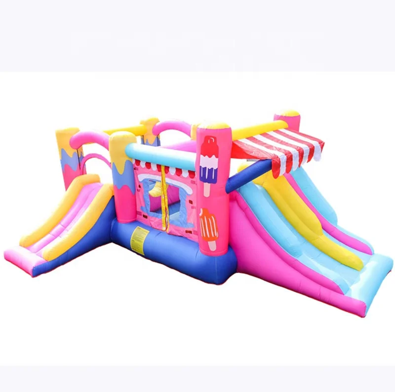 

For Candy Brand Kids' Bouncer Jumping Castle For Parties Ice Cream Themed Bounce House On Sale For Business