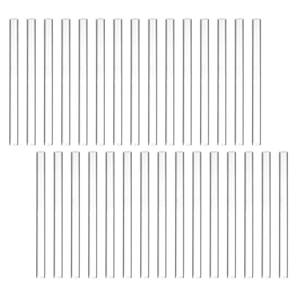 

150 Pcs Instantly Glue Hot Melt Stick Crafting Sticks Soft Color Transparent Thermoplastic Resin Adhesive