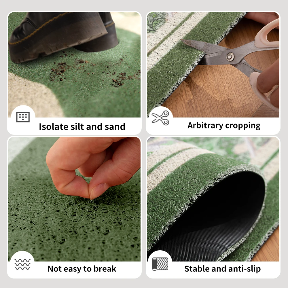 رسالة باب حصيرة مضحك مدخل السجاد مدخل داخلي في الهواء الطلق البساط مقاومة الأوساخ مدخل ممسحة