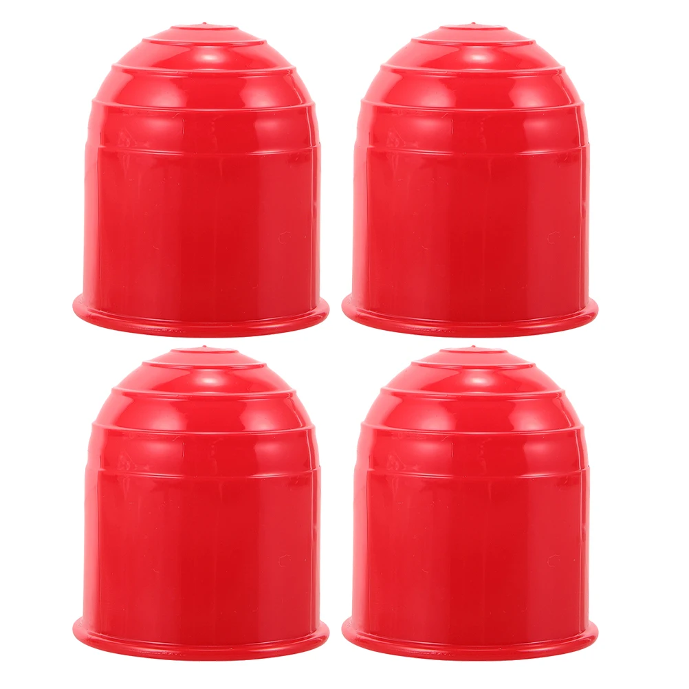 

4 Pcs Trailer Ball Joint Protective Cover Hitch Accessories Gooseneck Cap Rv Plastic for