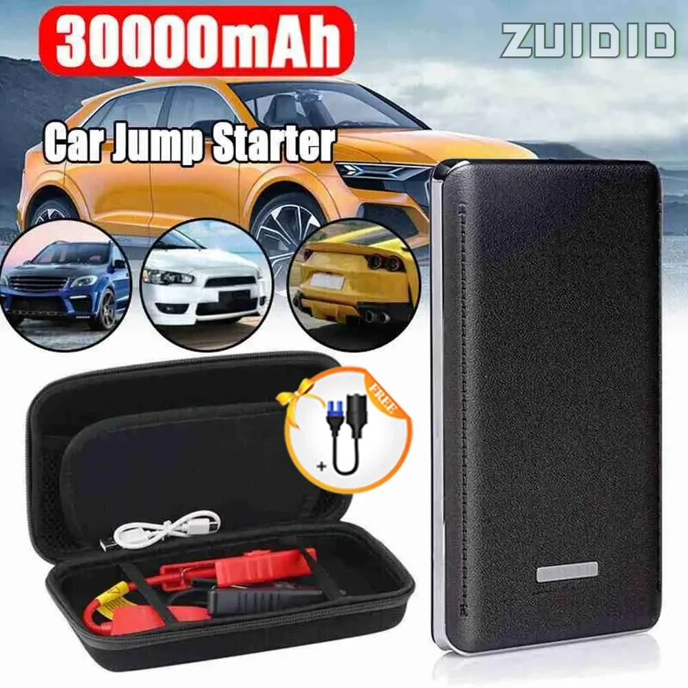 

6000mah Car Jump Starter Battery Booster Charger Emergency Power Bank Portable Automotive Starter New Articles For Cars Tools