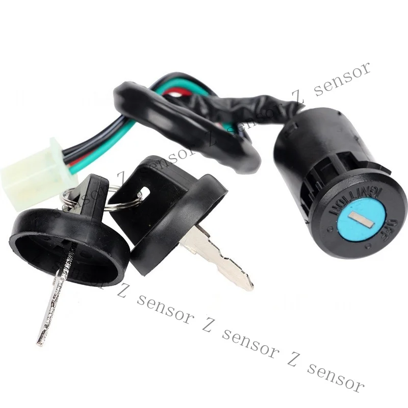 Z+ Ignition Switch Key 4 Wire for Chinese ATV Dirt Bike 50cc 110cc 125cc 250cc