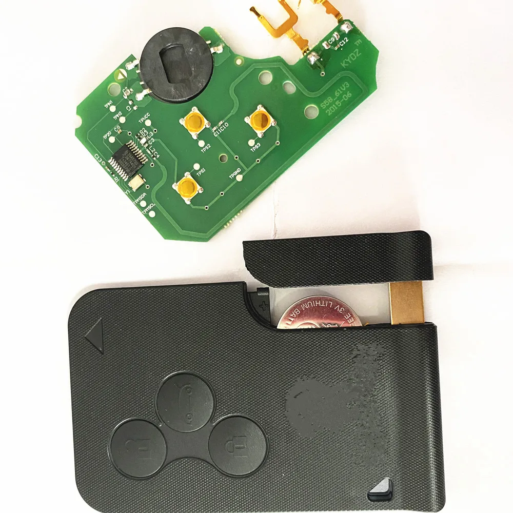 for Scenic sticker 3 Button Remote Car Key PCF7947 for Renault FOR Megane 2 for Scenic 2 2003 2004 2005 2006 2007 2008 433Mhz