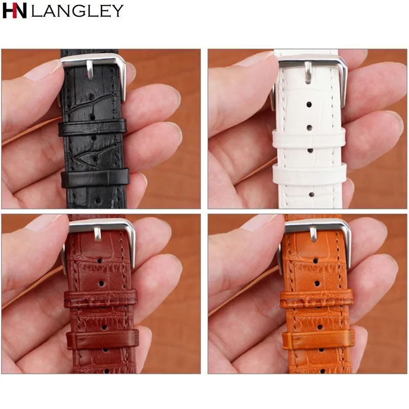 Leather Watch Bracelet Ring Loop Buckle Watchband Keeper Loop 14 16mm 18mm 20mm 22mm 24mm 26mm Holder Retainer Accessories 2pcs