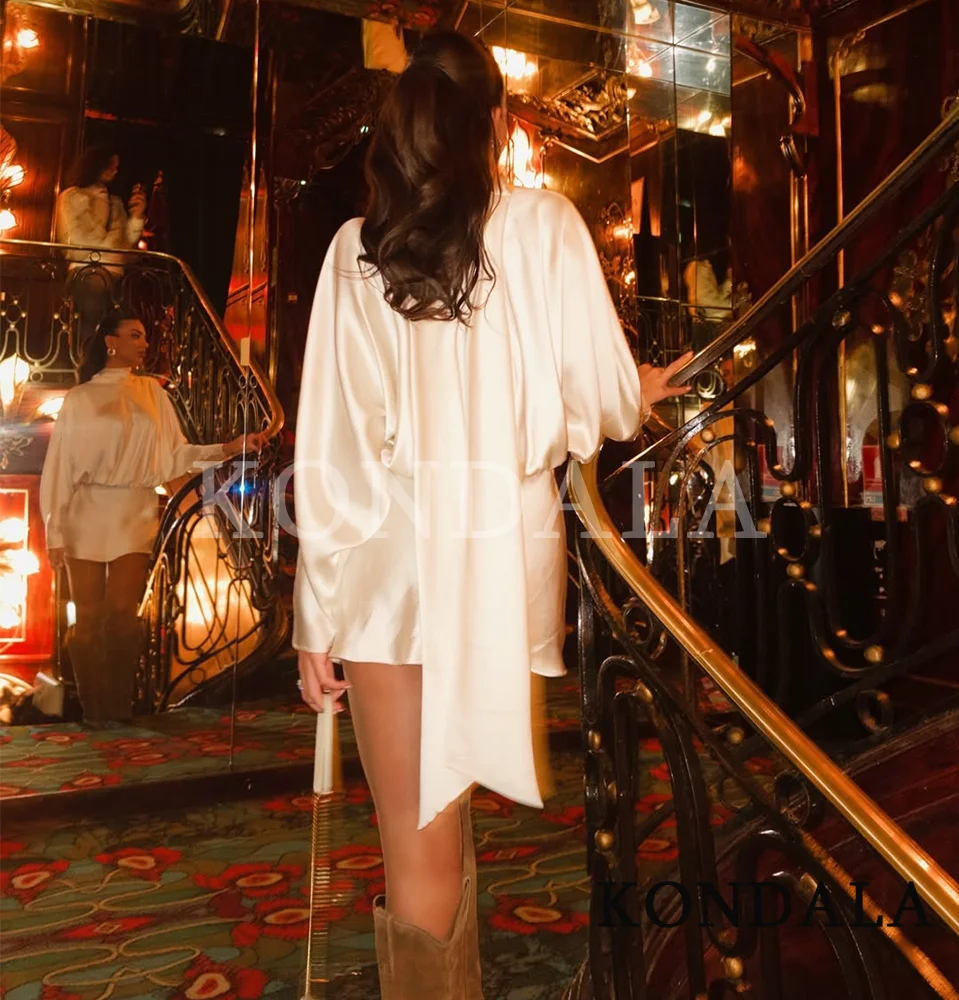 Gaun Pesta Kerah Syal Satin El - Women'S Fashion Trends Fall 2025 ulasan dan harga