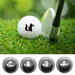 Golfbal Marker Stencil Golfbal Markers Voor Vrouwen Rvs Golfbal Marker Stamper Uitlijning Tekening Tool Voor Volwassenen