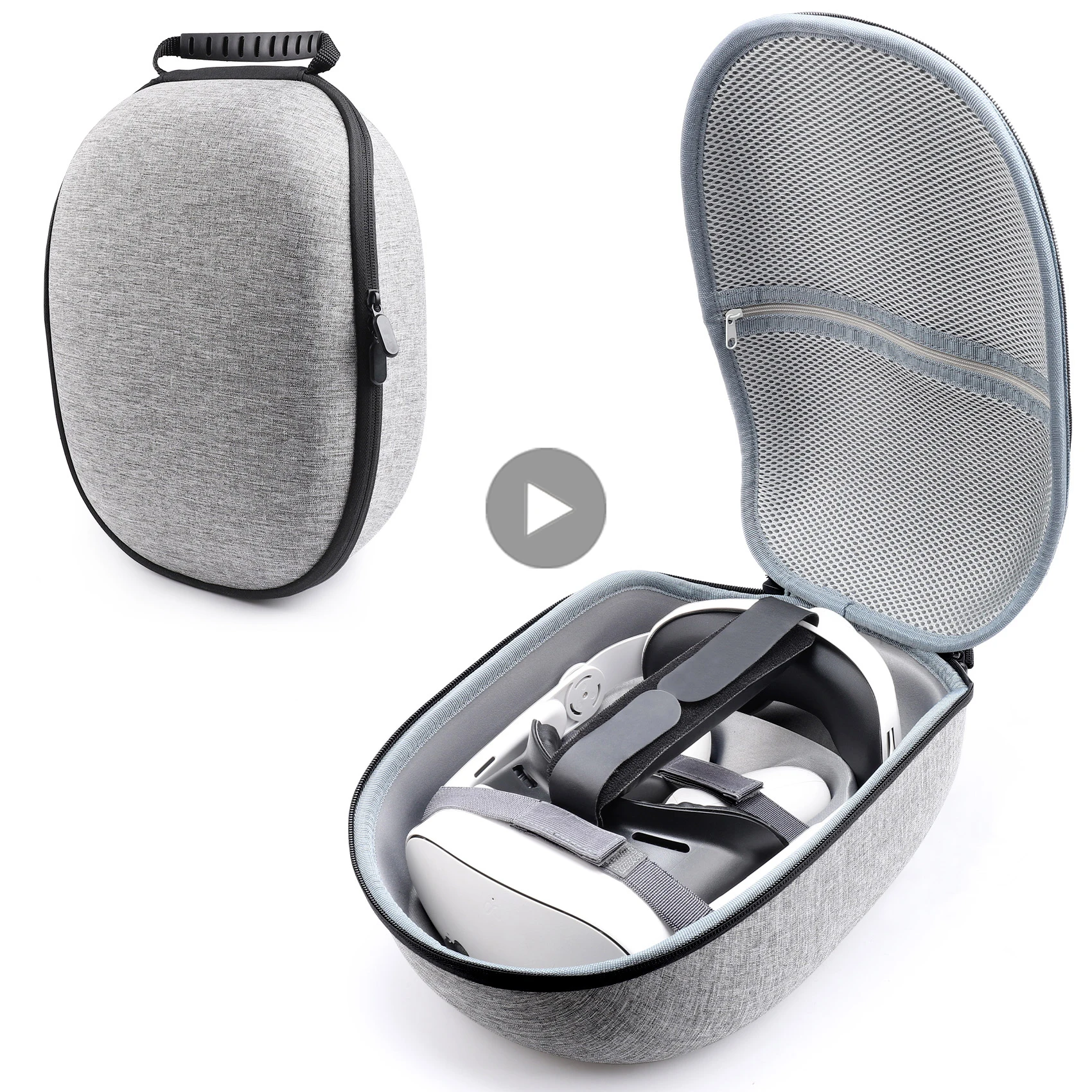 حمل حقيبة التخزين غطاء صندوق ل ميتا كويست 3s 3 Quest3s Quest3 الواقع الافتراضي VR نظارات سماعة خوذة لعبة ملحق