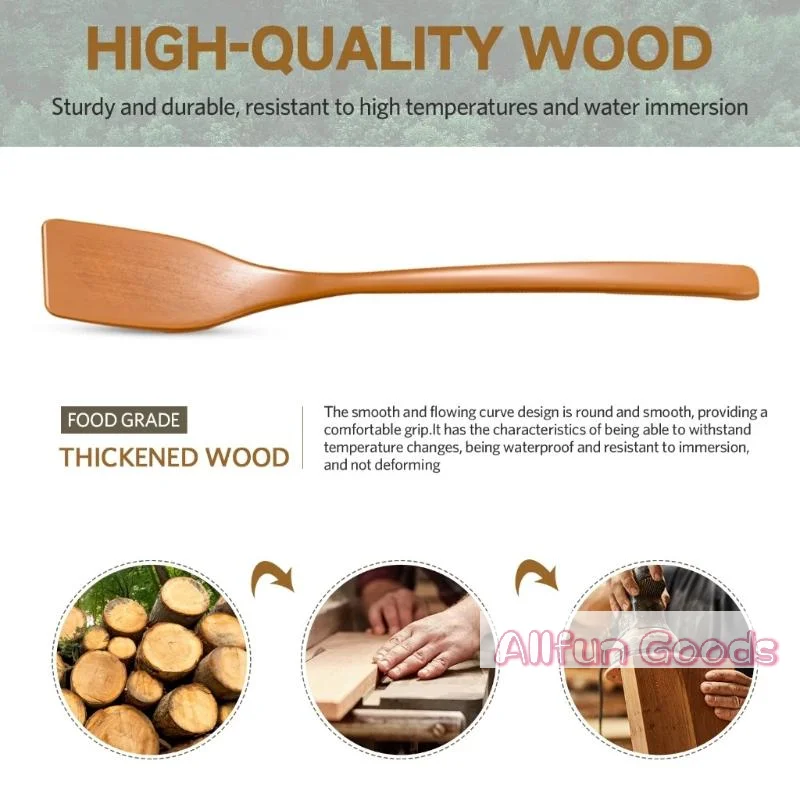 [TG835] キッチン用品 ノンスティック木製スパチュラ  - Kitchen Baking Appliances のレビューと価格
