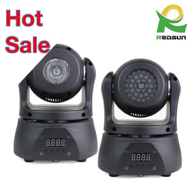 2022 Hot Sales Factory Price 15W Pocket Double sides dj lights led moving head mini disco lights for nightclub