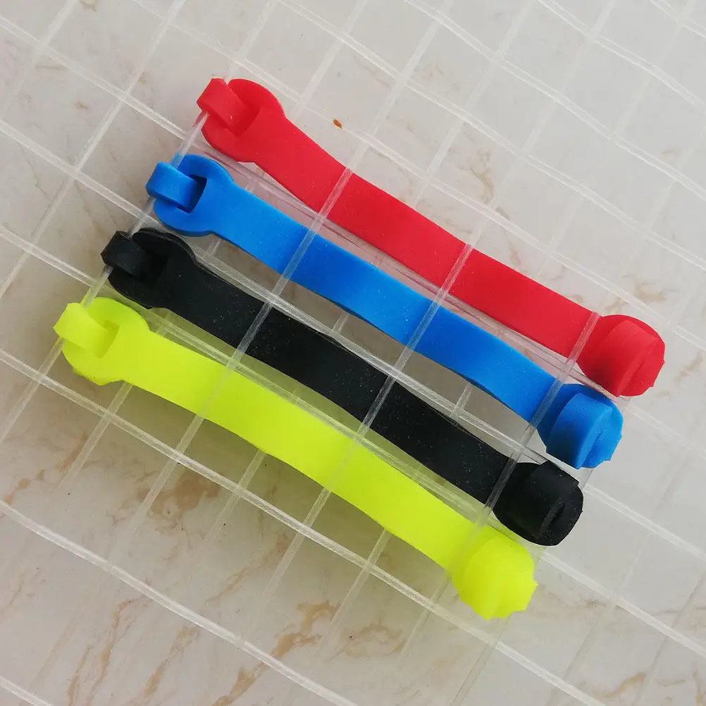 

5Pcs Silicone Tennis Racket Dampeners Long Vibration Absorbers for Stability Easy Install Professional Tennis Accessory Supply
