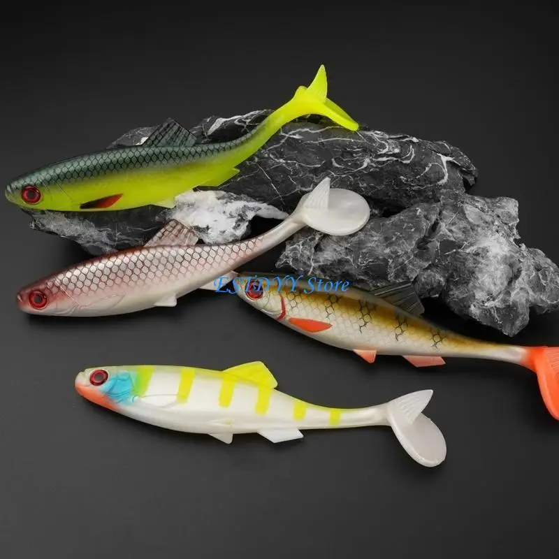 

G6DE Soft Fishing Lures 20cm 56g Artificial Baits Realistic Paddle Tail Swimbaits