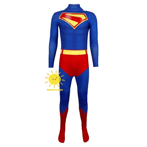 बीस्ट किंगडम मूवी सुपरमैन कॉसप्ले कॉस्ट्यूम्स क्लार्क केंट कॉसप्ले डीसी जंपसूट्स हाई क्वालिटी प्रिंट्स क्लोक हैलोवीन कॉस एडल्ट मेन 10 best sales सुपरमैन ड्रेस - №9