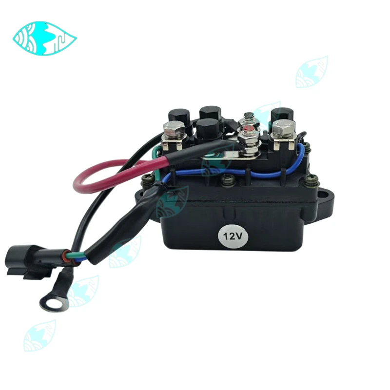 

Trim Tilt Relay / Solenoid Switch 68V-81950-01 68V-8195B-01 for Yamaha Boat Engine F20/25 F115-F350, 12V