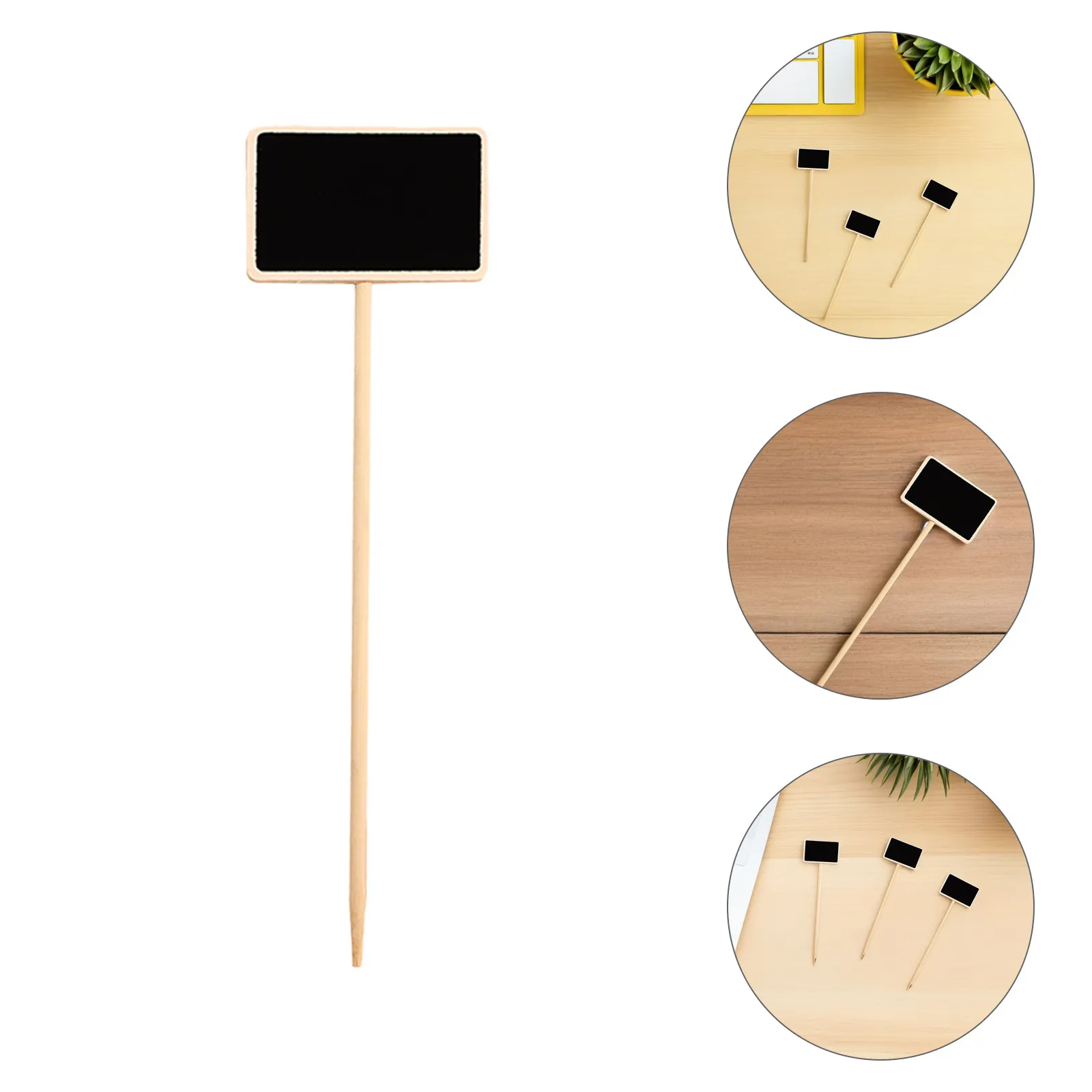 

10Pcs Mini Chalkboard Wooden Signs Reusable Erasable Blackboards for Wedding Table Place Cards Food Labels Party Decoration