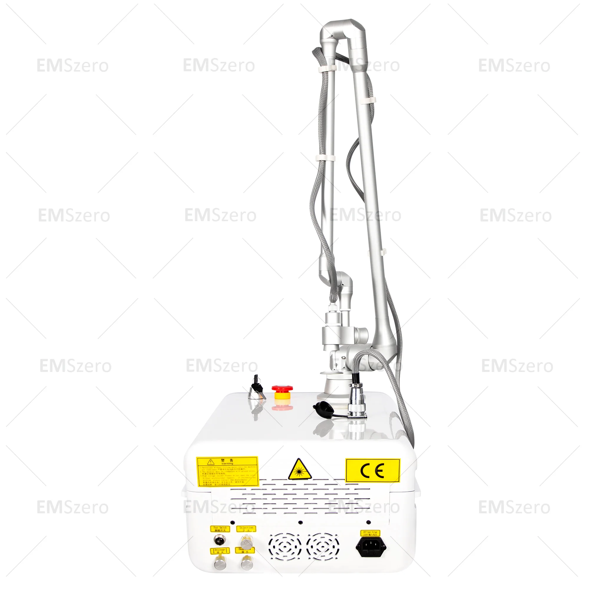 EMSZERO 10600nm Laser anidride carbonica Rafforzamento vaginale Laser Co2 portatile Bellezza Macchina laser frazionaria Co2 portatile CO2