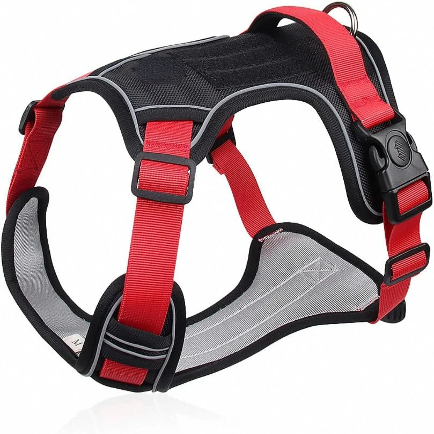 

Reflective No Pull Dog Harness Vest - Easy Control Handle - Comfortable for Small Medium Large Dogs - Dual Leash Clips
