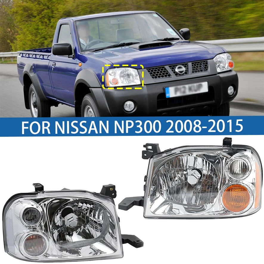 

Левая или правая сторона для Nissan NP300 2008 2009 2010-2015, передний бампер, фара, фара дальнего света, указатель поворота
