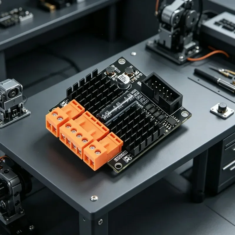 D50A Dual DC Brushed Motor Driver Module 24V 12A High Current PID Control Multiple Protection Industrial Robot PWM