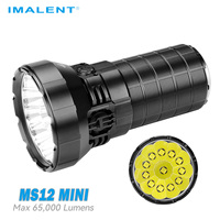 IMALENT MS12 Mini Rechargeable Flashlight High Power 65000 Lumen Cree XHP70.2 LEDs Handlight, LED Torch for Rescue and Searching