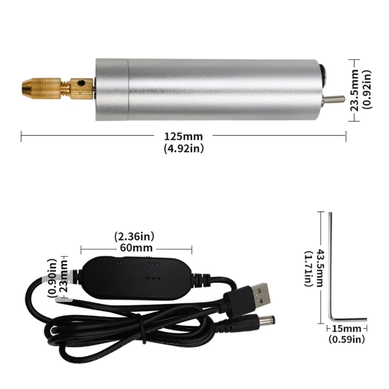 Taladro eléctrico, amoladora, pluma grabadora, Mini taladro, herramienta rotativa eléctrica, envío directo