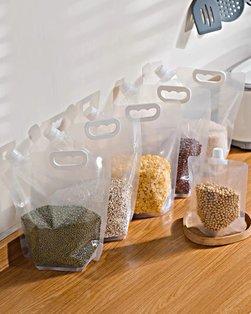 

Stand Up Plastic Drink Bag, Spout Pouch for Juice, Milk, Coffee, Food, Bean Cereals, Storage Bags, Refillable