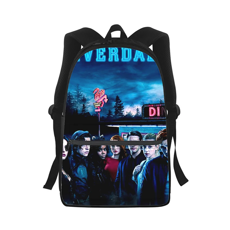 TV Riverdale Men Women Backpack 3D Print Fashion Student School Bag Laptop Backpack Kids Travel Shoulder Bag