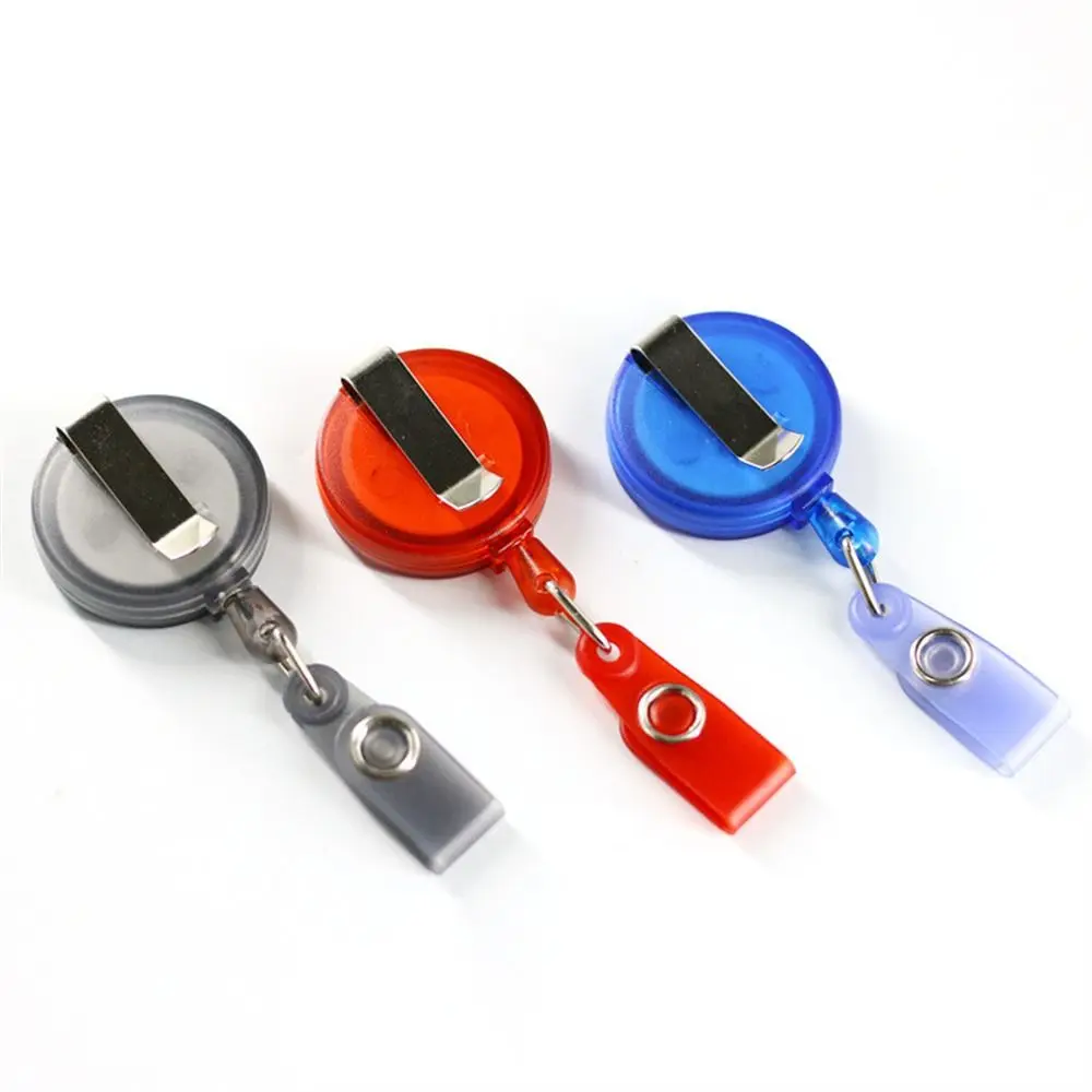 พยาบาลหมอเข็มขัดคลิป Retractable Badge Reel Key แหวนหน้าอก ID ผู้ถือบัตรพวงกุญแจสีสันสดใสดึงหัวเข็มขัดชื่อ: