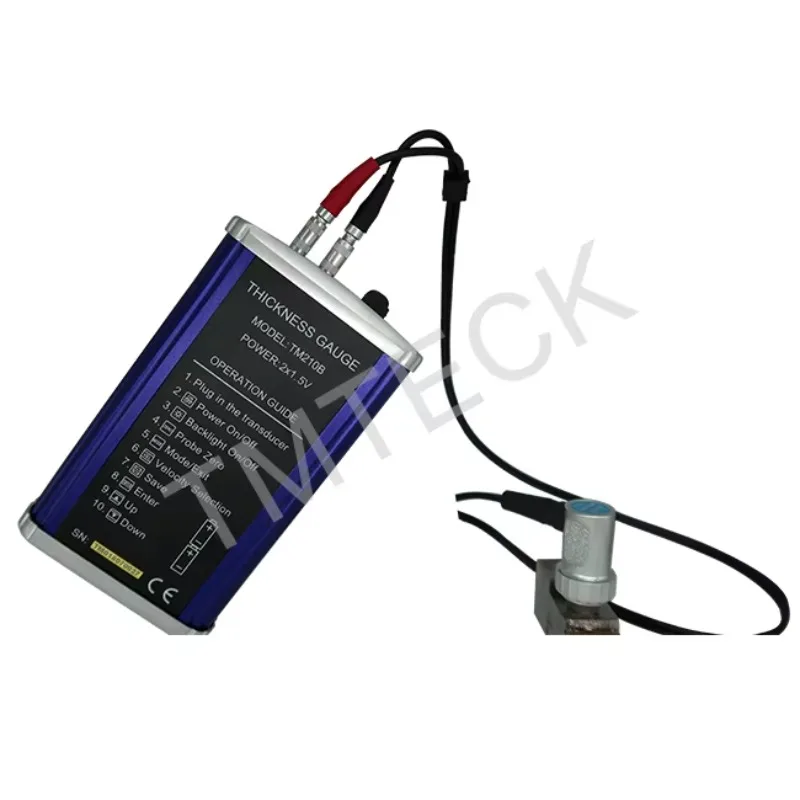 مقياس سمك بالموجات فوق الصوتية TM210B وظيفة التحقيق الصفر وظيفة معايرة الصوت #2