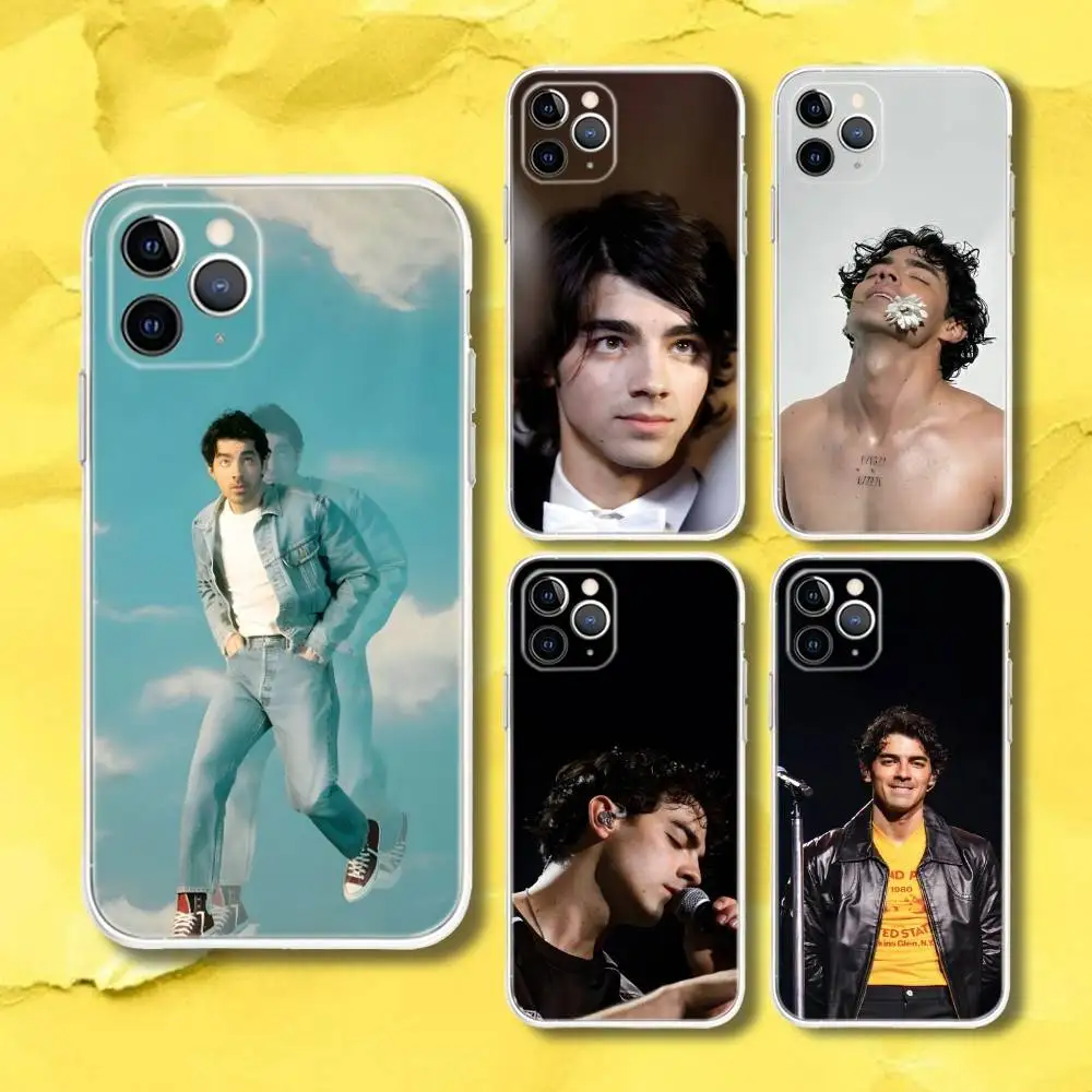 Funda Transparente J-Joe Jonas Brothers para iPhone 17, 16, 15, 11, 12, 14, 13 Pro Max Plus Mini X, XS, XR, 7, 16E Air