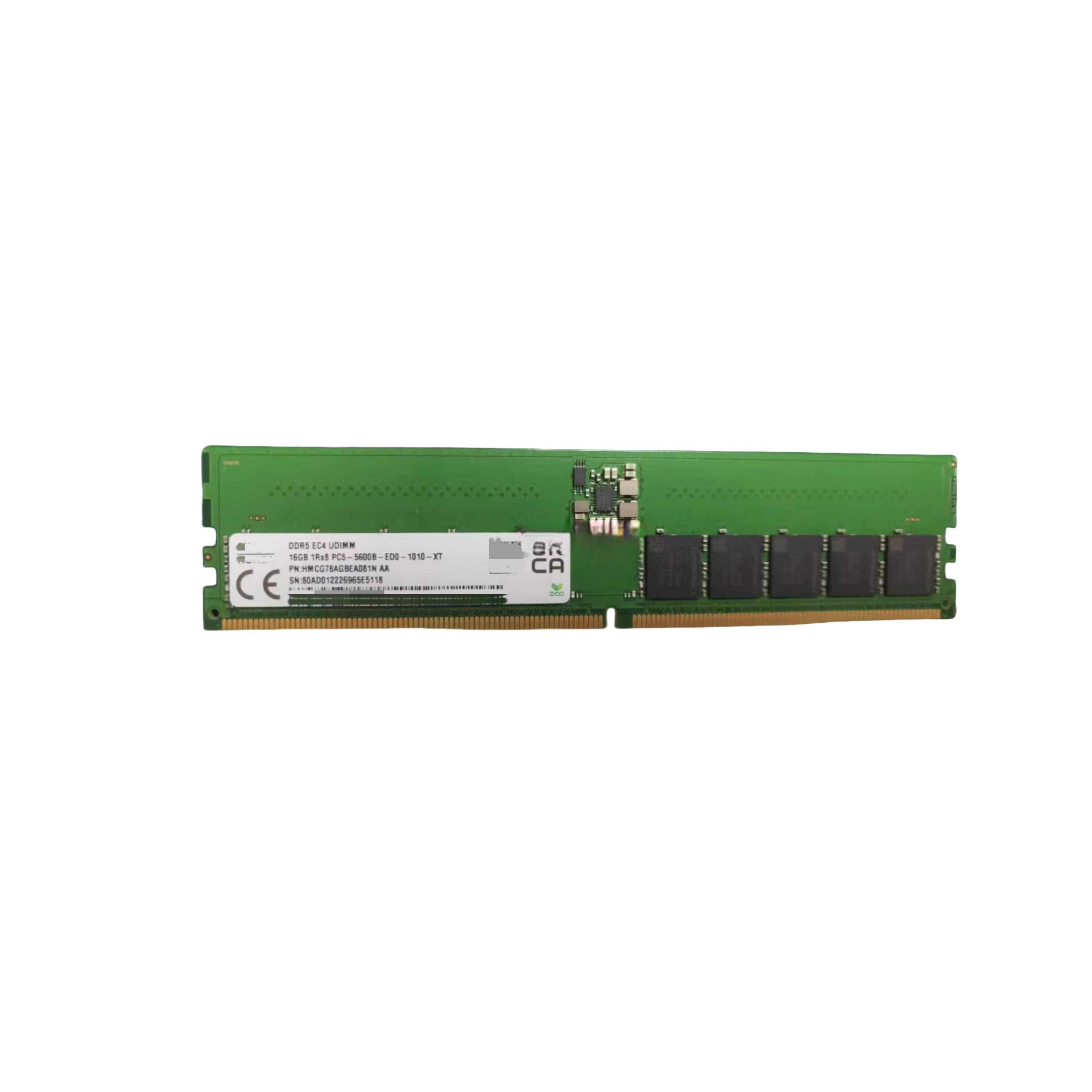 

HMCG78AGBEA081N AA 16G 1RX8 PC5-5600B-ECC
