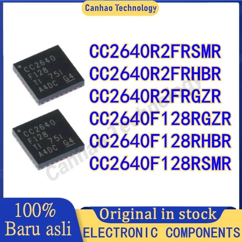 

5PCS CC2640F128RSMR CC2640F128RHBR CC2640F128RGZR CC2640R2FRSMR CC2640R2FRHBR CC2640R2FRGZR CC2640R CC2640F CC2640 IC Chip QFN