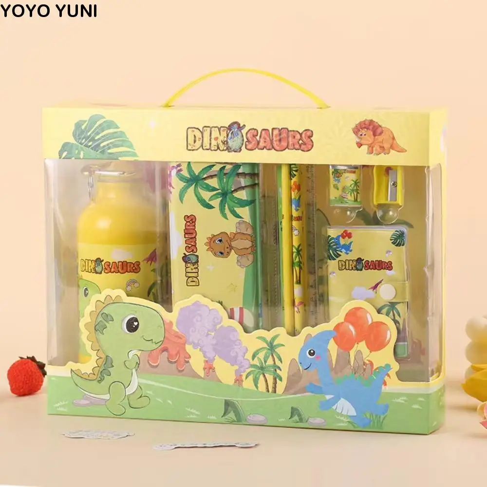 gomma-da-matita-set-di-cancelleria-8-in-1-righello-notebook-bottiglia-d'acqua-set-di-premi-per-studenti-set-di-cancelleria-kawaii-per-cartoni-animati-con-bicchiere