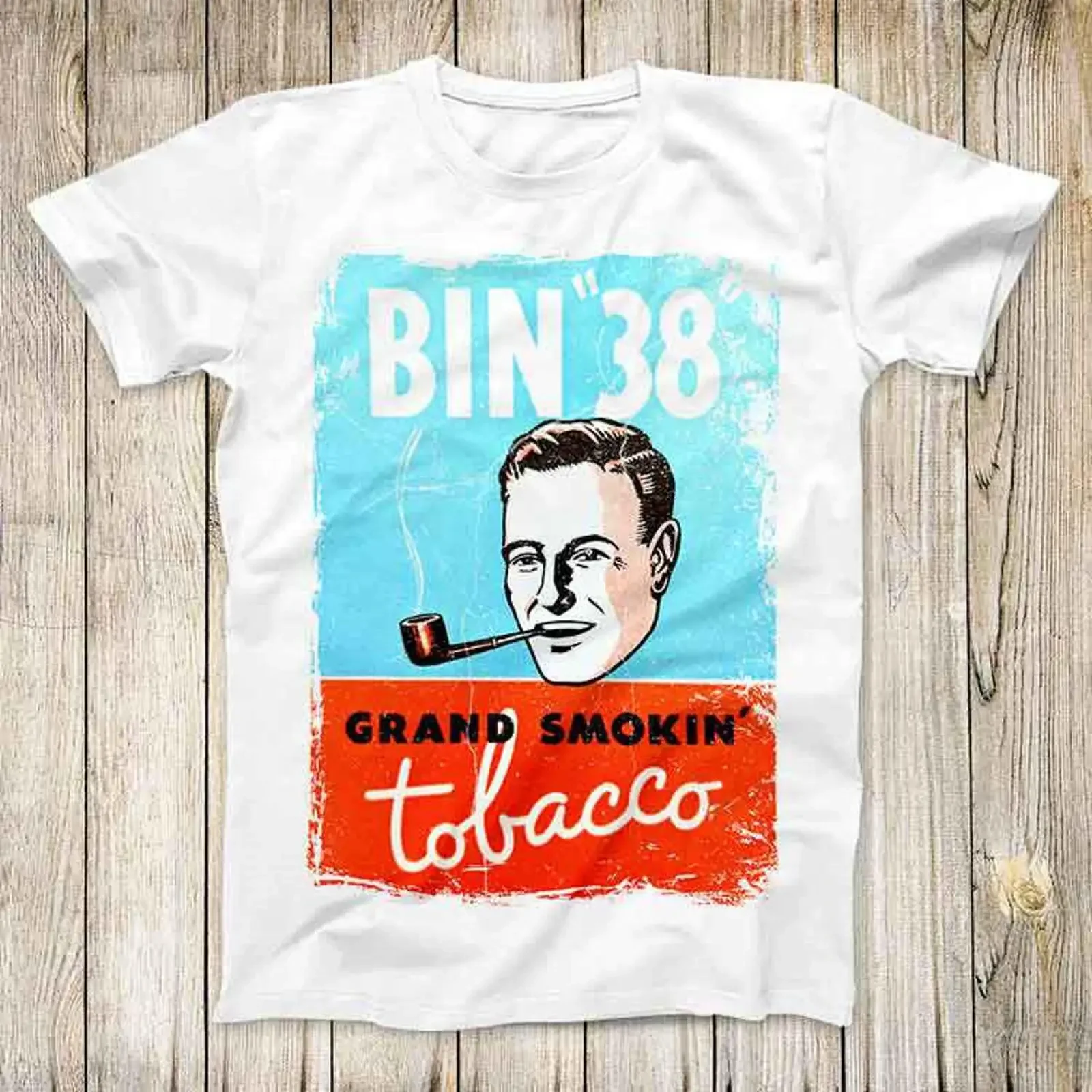 Bin 38 Grand Old Tin Mid Century Lowell Top T Shirt Best Seller Birthday 3209 vintage Washed Slightly Breathable Stretched