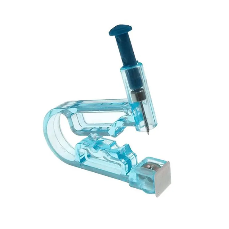 1 قطعة المتاح الأذن ثقب مجموعة أدوات للمسدس سلامة صحية القرط الأنف ثقب أداة آلة معقمة مجوهرات للجسم لا الالتهاب