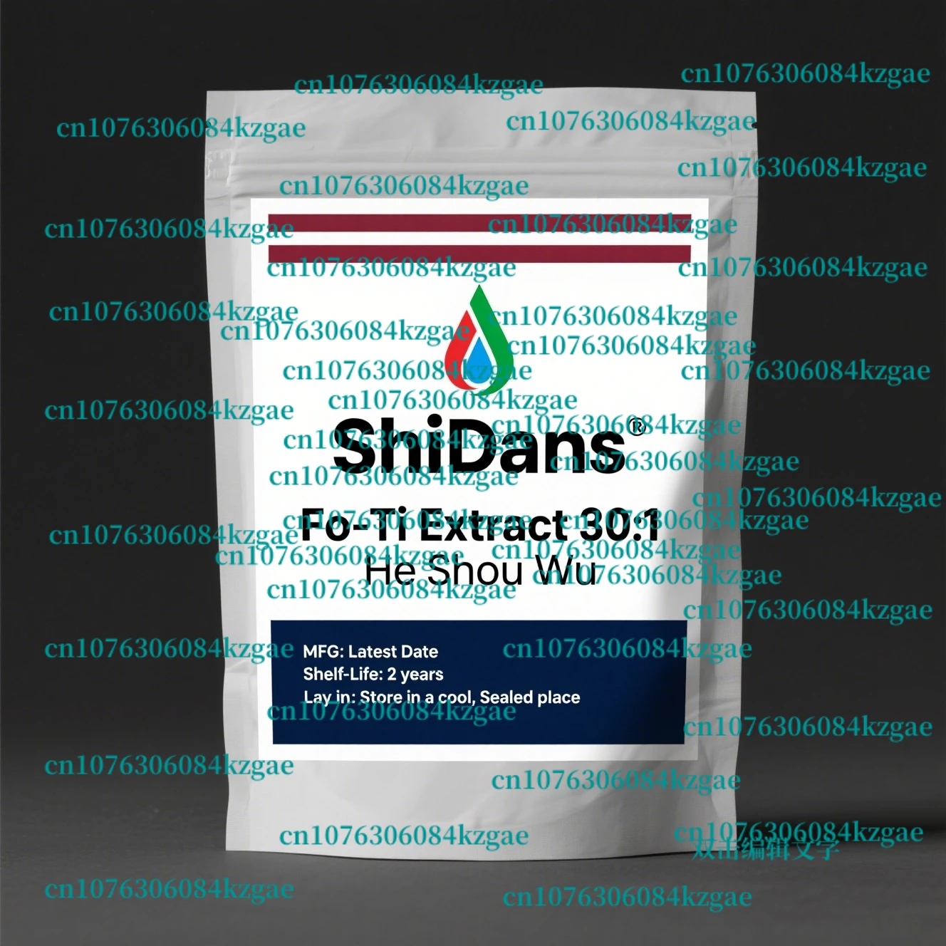 حقيبة رقائق الألومنيوم المخصصة لـ Fo-Ti 30:1 He Shou Wu Extract Powder DIY لعلوم الصابون محلية الصنع [أحدث المنتجات]