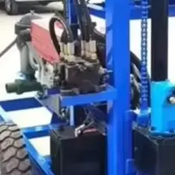 

Customized hydraulic wheeled small water well drilling machine 22 horsepower diesel type portable water well drilling rig