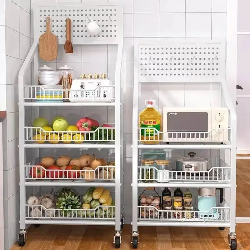 

Многоярусная передвижная полка-стеллаж для хранения закусок, напитков, еды и игрушек для магазинов и домашней организации