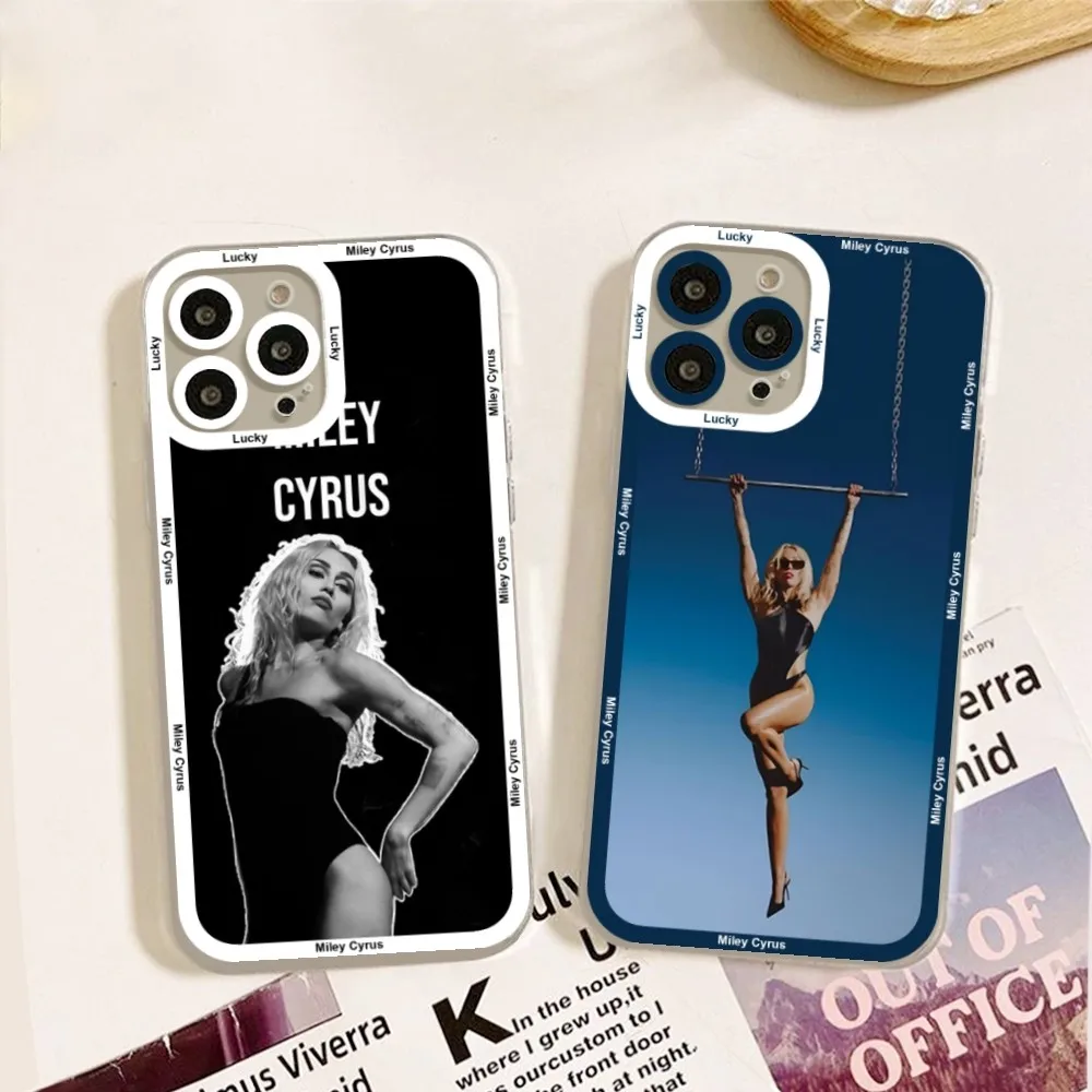 Singer-Miley-Cyrus  Phone Case For iPhone 12 11 13 14 Pro Max XR XS Max X SE2020 7 8 Plus Case