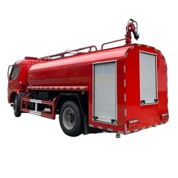 Dongfeng 4000ltrs Water Tanker Fire Fighting Truck 4x2 3000l Small Fire Engine Truck For Sale