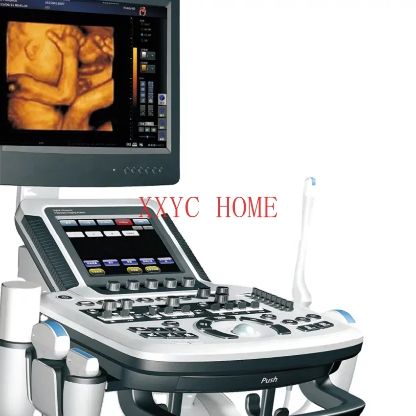 Trolley Scan Machine Medical Equipment System Color Doppler 3d 4d Ultrasound Machine Human