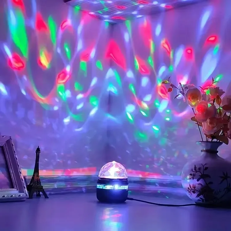 Galaxy Starry Projector Lamp USB LED Room Decor Night Light Home Party Festival Decoration Birthday Present Holiday Gift