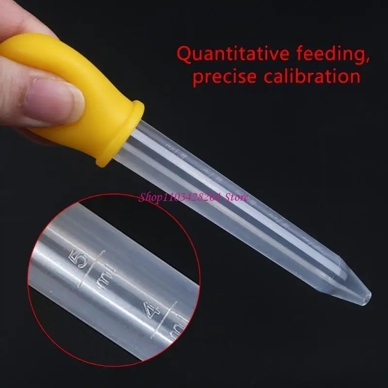 

10 Pcs Silicone Pipettes Dropper 5ML Plastic Liquid Dropper with Scales Liquid