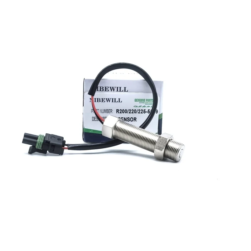 Construction Machinery Parts For Hyundai R200-5-7-9 R220-5-7-9 R225-5-7-9 Excavator Engine Speed Sensor