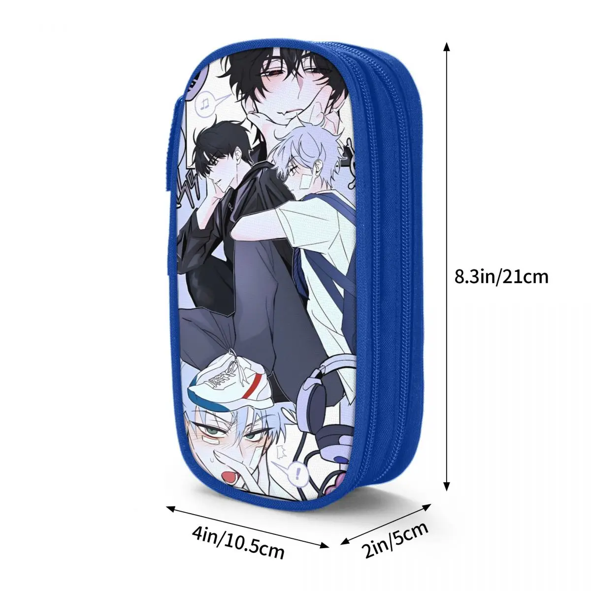 Alien Stage Ivan & Till Pencil Cases Cute Pen Box Bags Student Large Storage Students School Gift Pencilcases