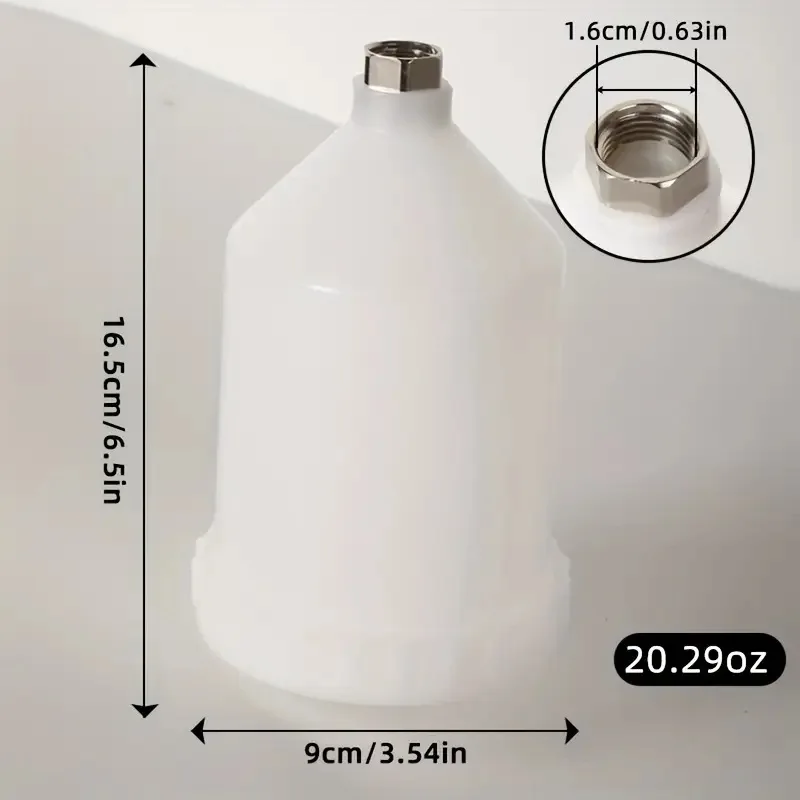Plastic Gravity Feed Cup For Airbrushing Spray Paint Reservoir Jar Universal Tool For Painting Crafting