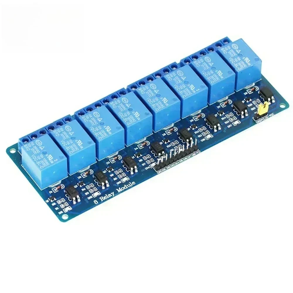 1/2/4/6/8 Channel Relay Module with Optocoupler 5V/12V/24V Relay Module with Indicator Light for Arduino PLC Automation