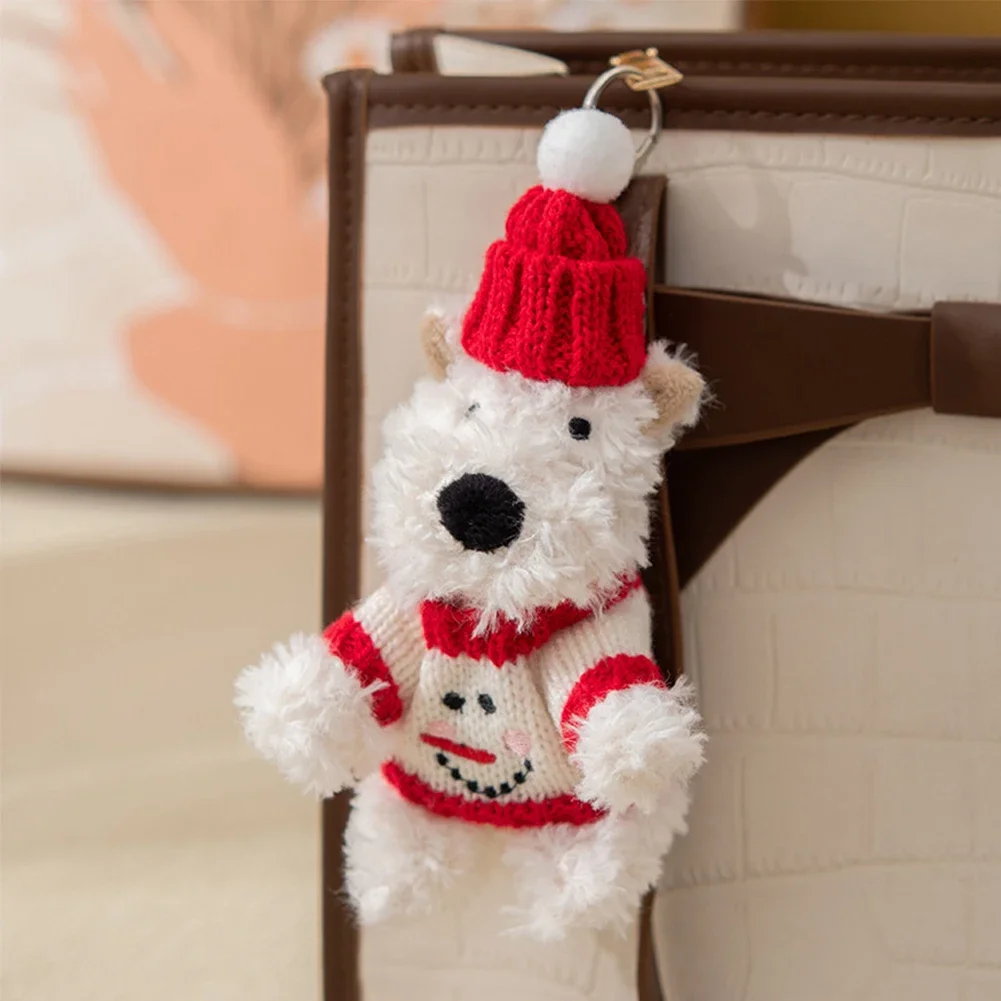 Mini vestiti Accessori per abiti per cani Jellycat da 11 cm West Highland White Terrier Pupazzo di neve di Natale Maglione Abbigliamento invernale