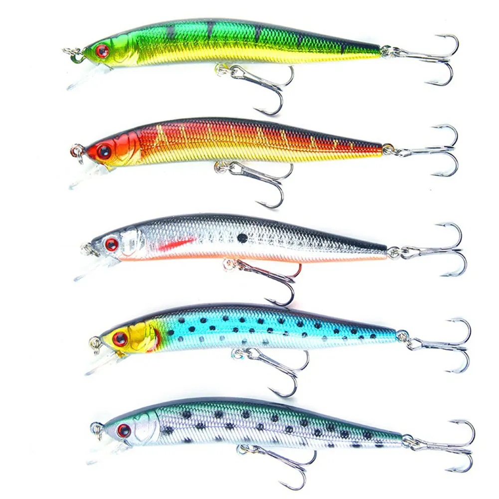 

Набор из 5 штук: 10 см, 8 г, рыболовные приманки, искусственные твердые приманки с 3D глазами, воблеры-свимбейты для ловли форели, баса, карпа, рыболовные аксессуары