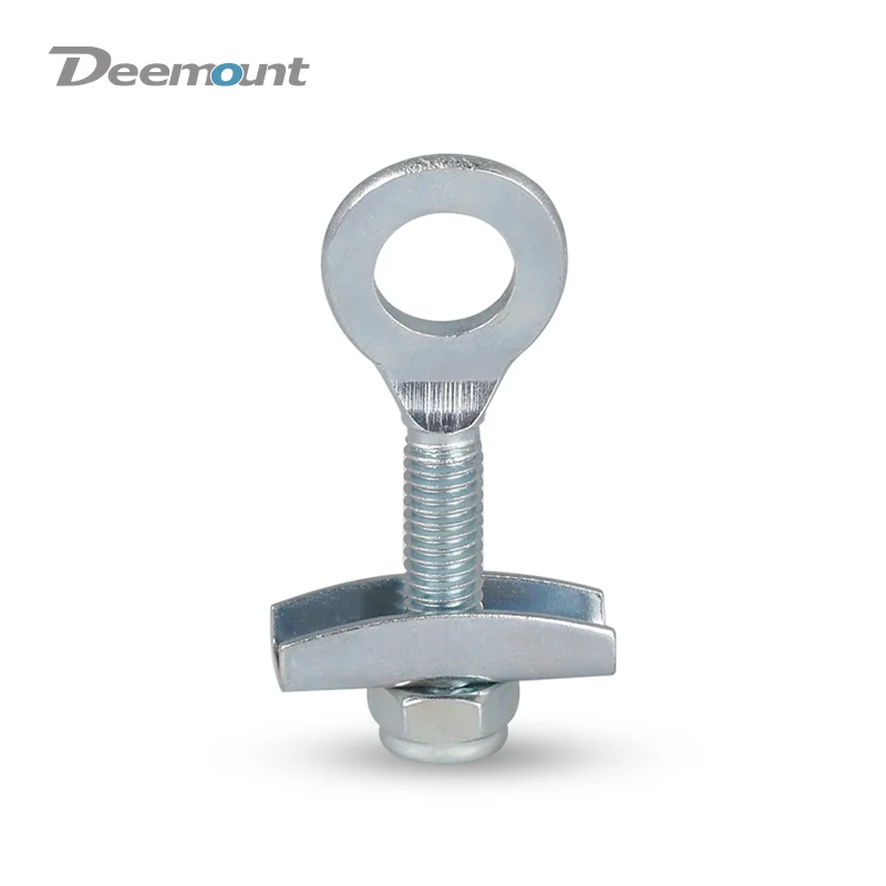 Deemount 2PCS Fixed Gear Bicycle Chain Adjust Bolt 35mm 1 Speed Commuting Bike Chain Tensioner Pull Tight Screw Bolts